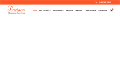 Desktop Screenshot of lucianacleaningservices.com